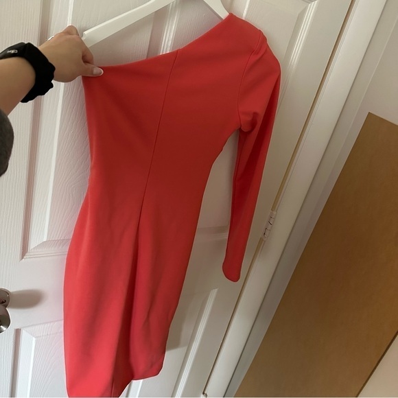 PINK Club L One Sleeve Mini Dress - Picture 5 of 11